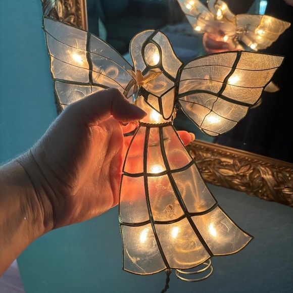 Anthropologie Illuminated Angel Tree Topper - Picture 9 of 17